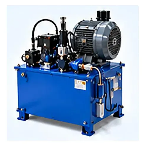 Hydraulic power pack yang ditampilkan dalam profil perusahaan